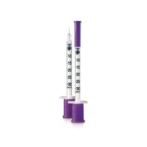 Fine Micro Syringe FMS 0.5mL 32Gx8mm for Botox or Insulin - Box 100