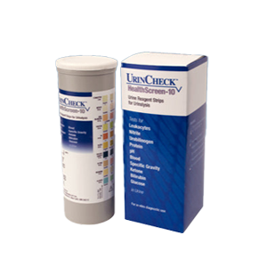 UrinCheck 10SG Urinalysis Test Strips - Box 100 - Combur & Multistix Alternative