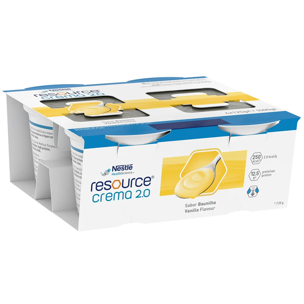 Resource Crema 2.0 Vanilla 125g Cup - Ctn 24