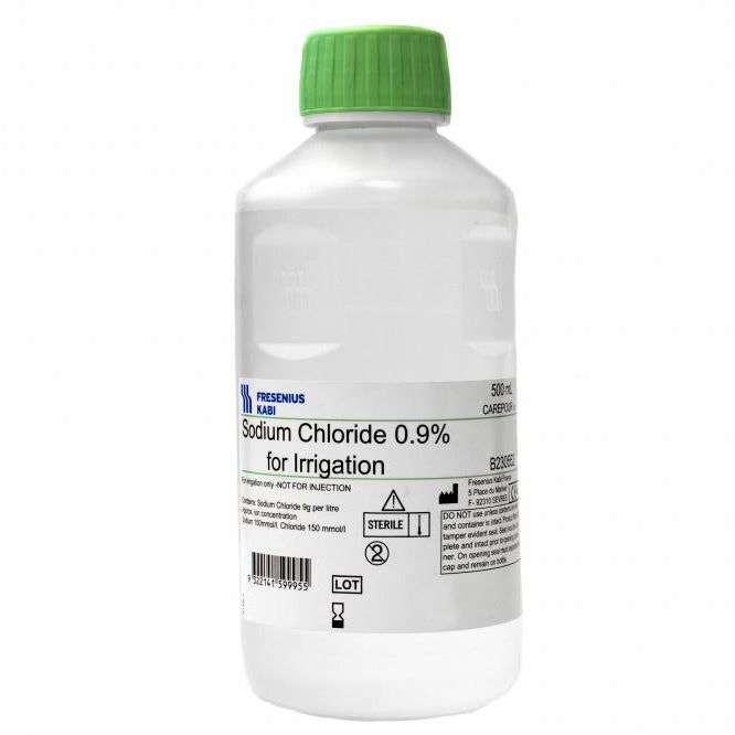 FK Sodium Chloride 0.9% 500ml Irrigation Bottle