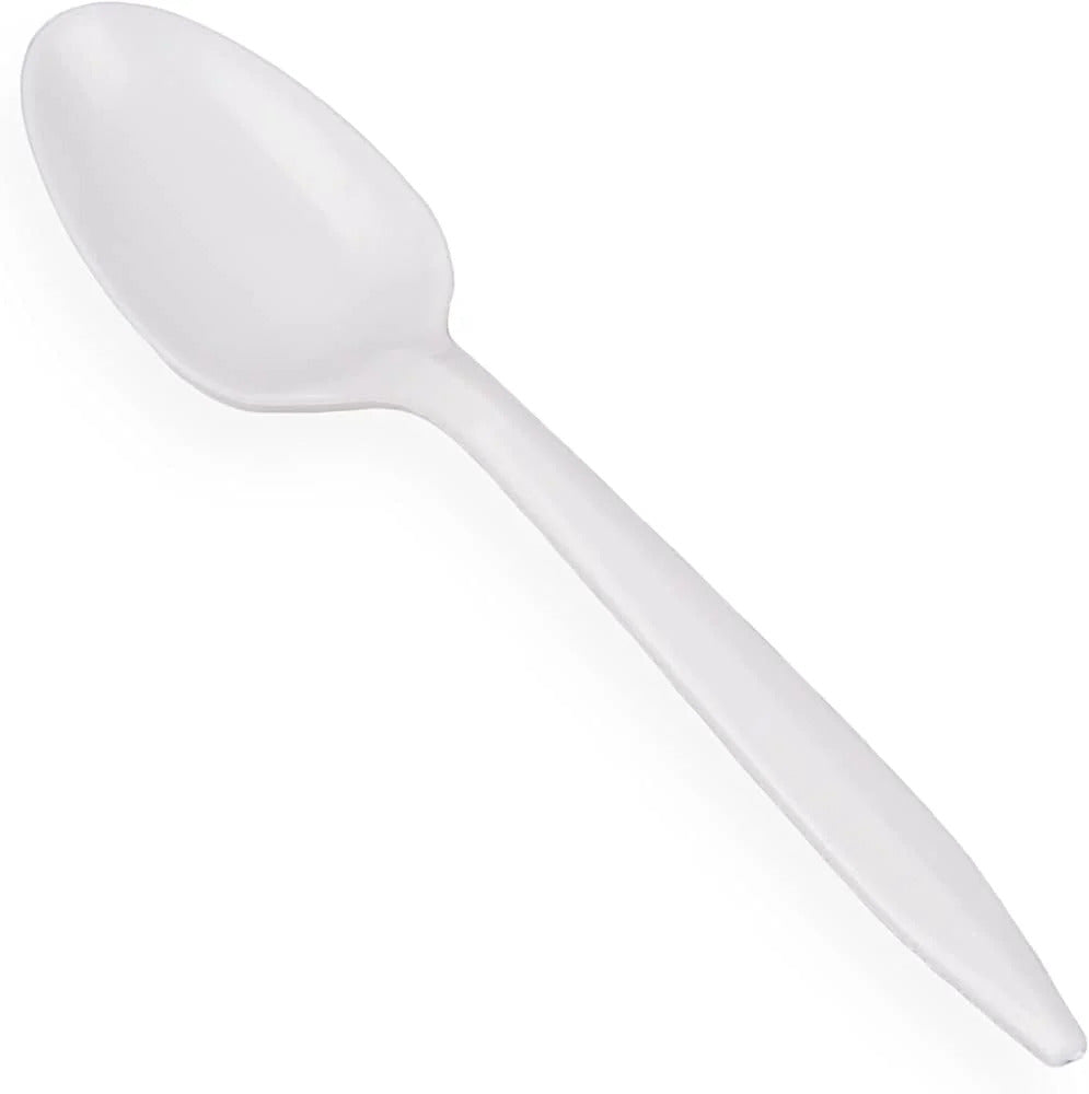 Medico Disposable Plastic Teaspoon Regular - Ctn 2000