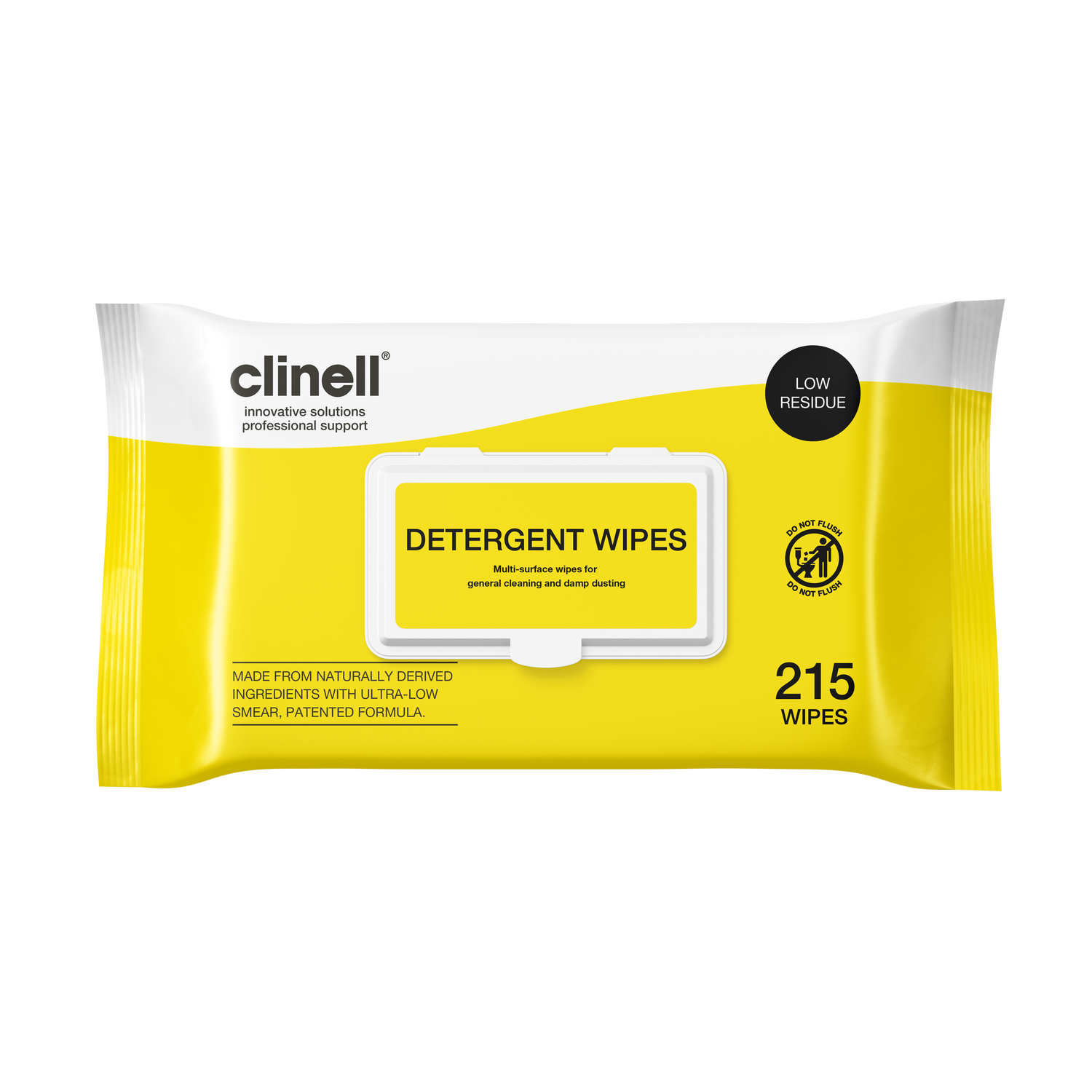 Clinell Detergent Wipes - Pkt 215