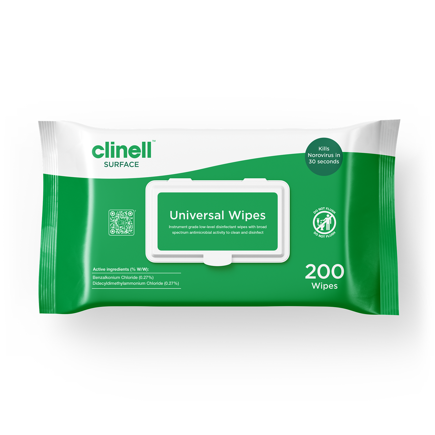 Clinell Universal Wipes - Pkt 200