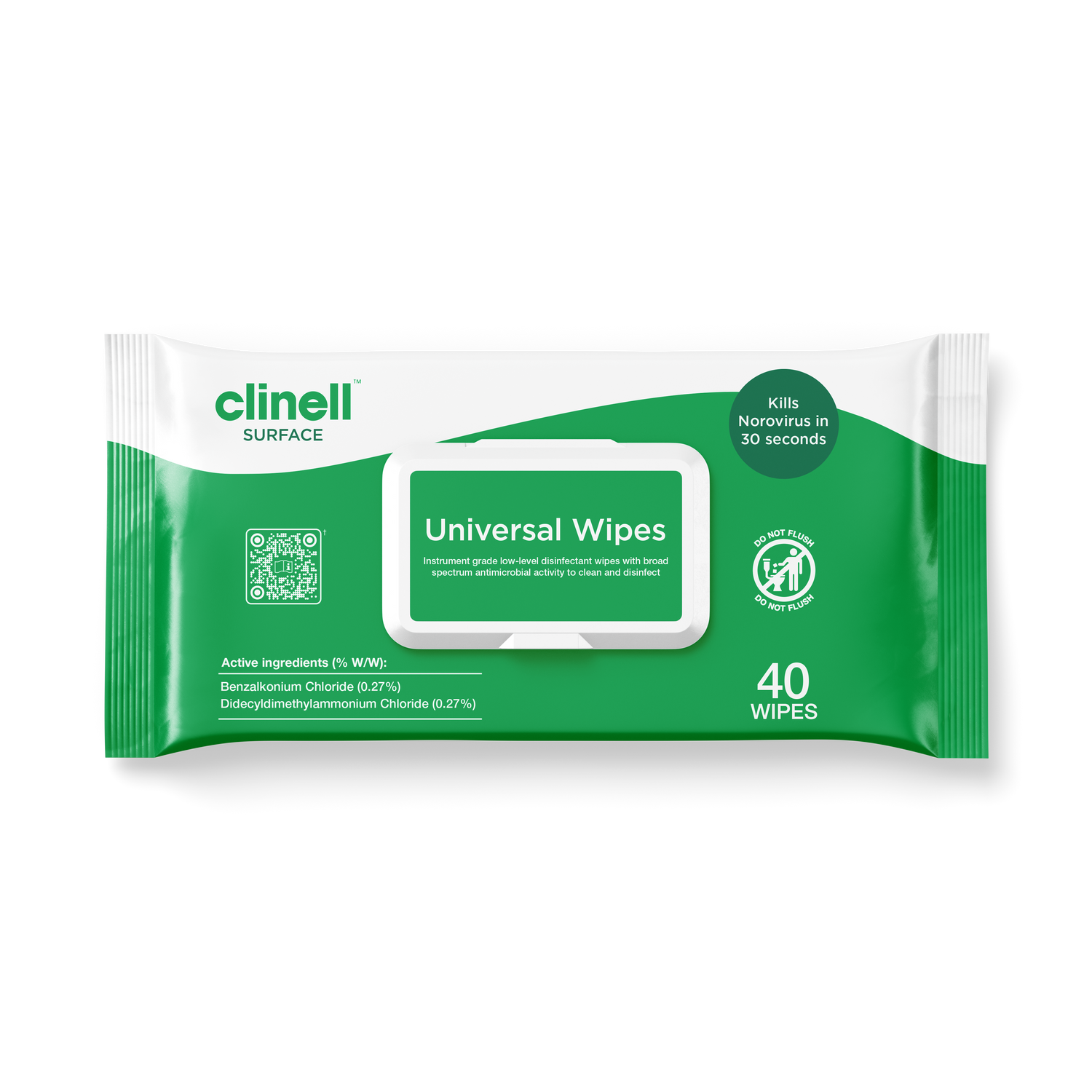 Clinell Universal Wipes - Pkt 40