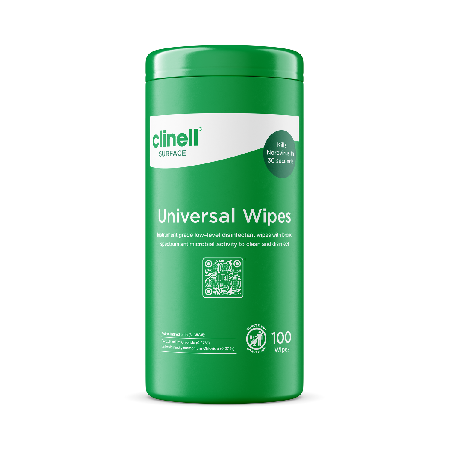 Clinell Universal Wipes - Tub 100