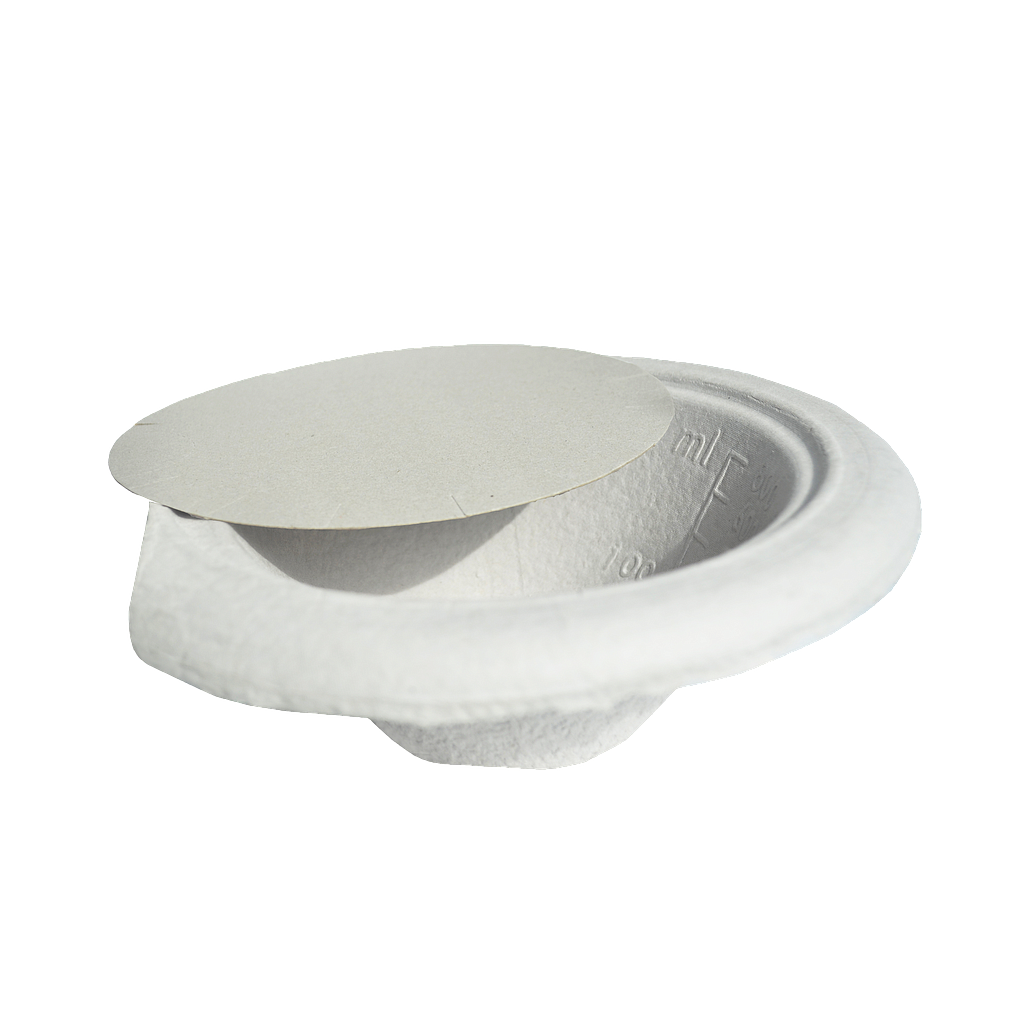 Commode Pan Bowl 1L Disp /W 5 Lids - Ctn 400