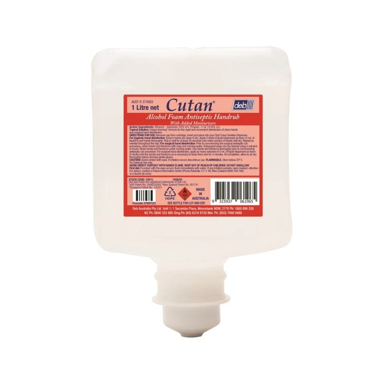Cutan Alcohol Antiseptic Foam Hand Rub 1L