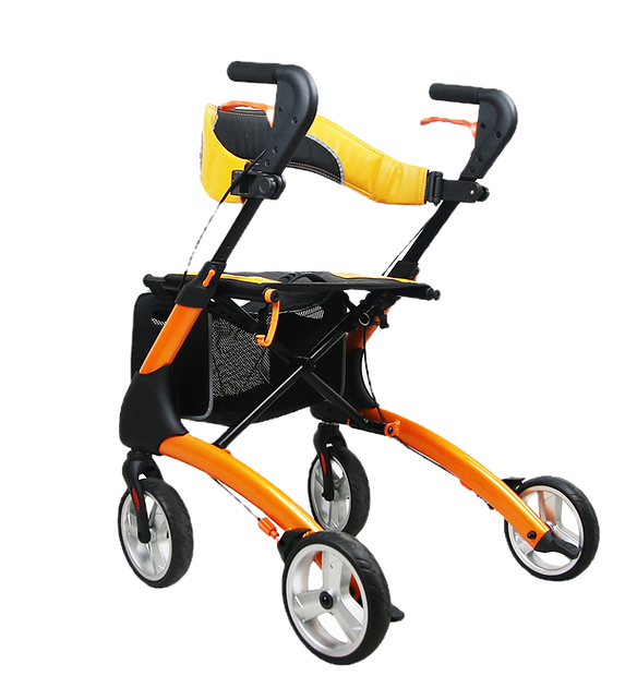 Rollator Walker with Forward- Facing Handles