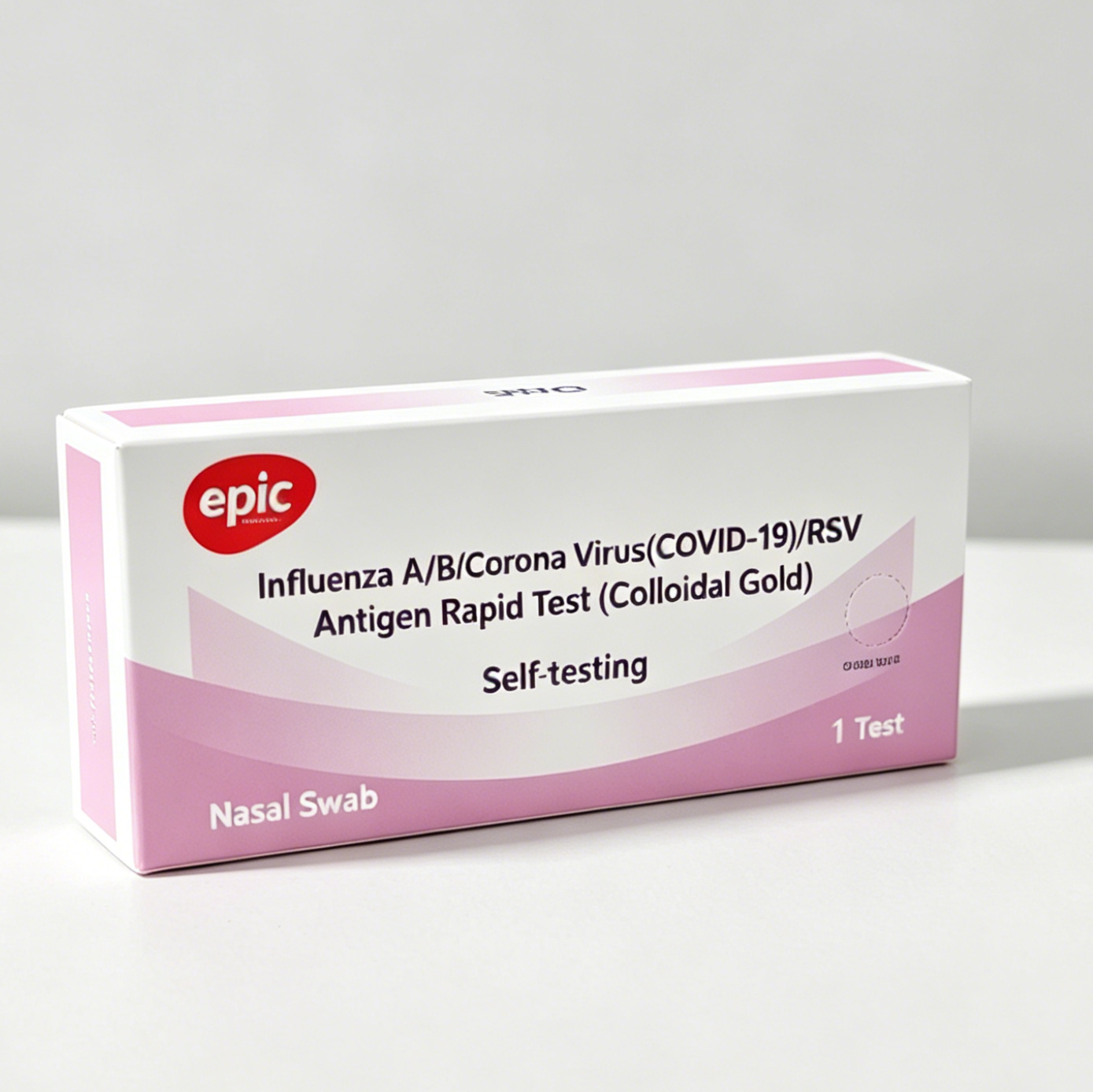Epic Covid-19, RSV + Flu A&B (4in1) Nasal Antigen Rapid Test - Box 1