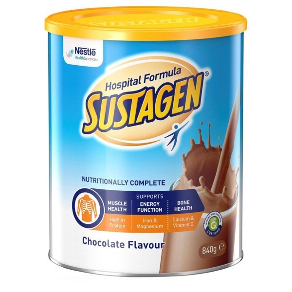 Sustagen Hospital Formula Chocolate 840g - Each