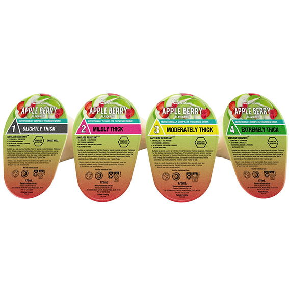 Flavour Creations NC Apple Berry 1 Slightly Thick 175ml Dysphagia RTD - Ctn 24