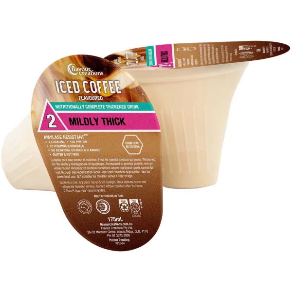Flavour Creations NC Iced Coffee 2 Mildly Thick 175ml Dysphagia RTD - Ctn 24