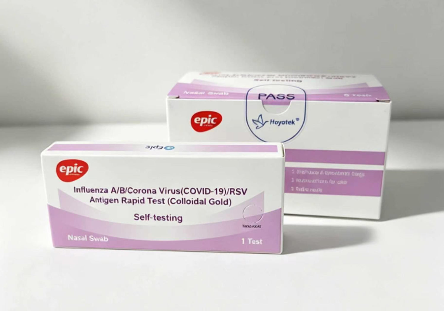 Epic Covid-19, RSV + Flu A&B (4in1) Nasal Antigen Rapid Test - Box 1
