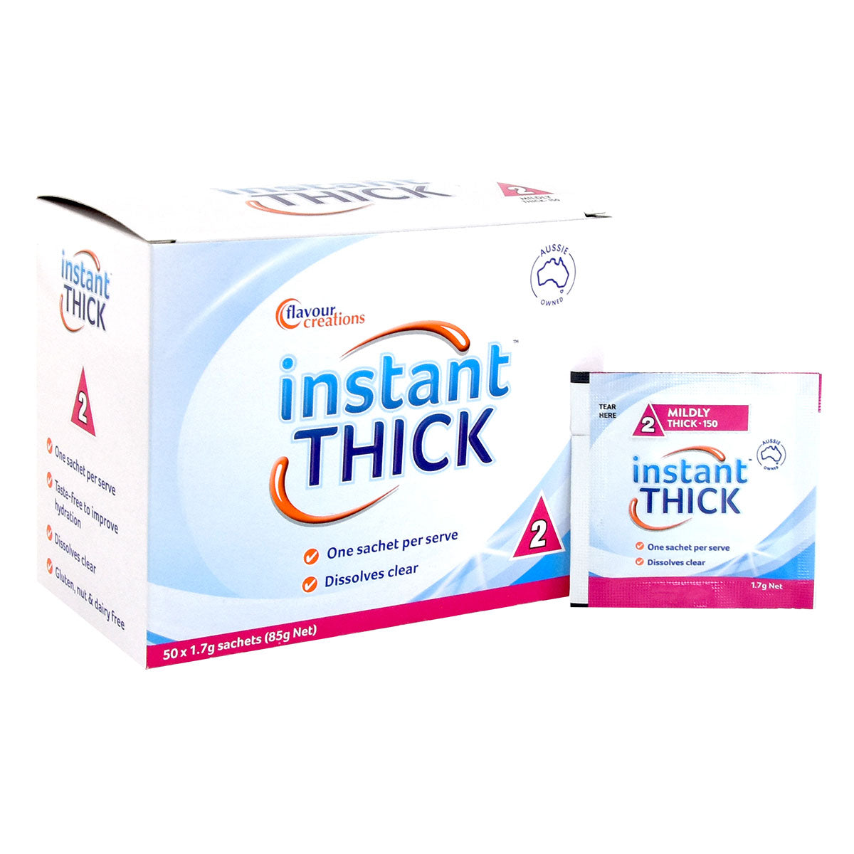 Flavour Creations Instant THICK Sachets 2 - Box 50