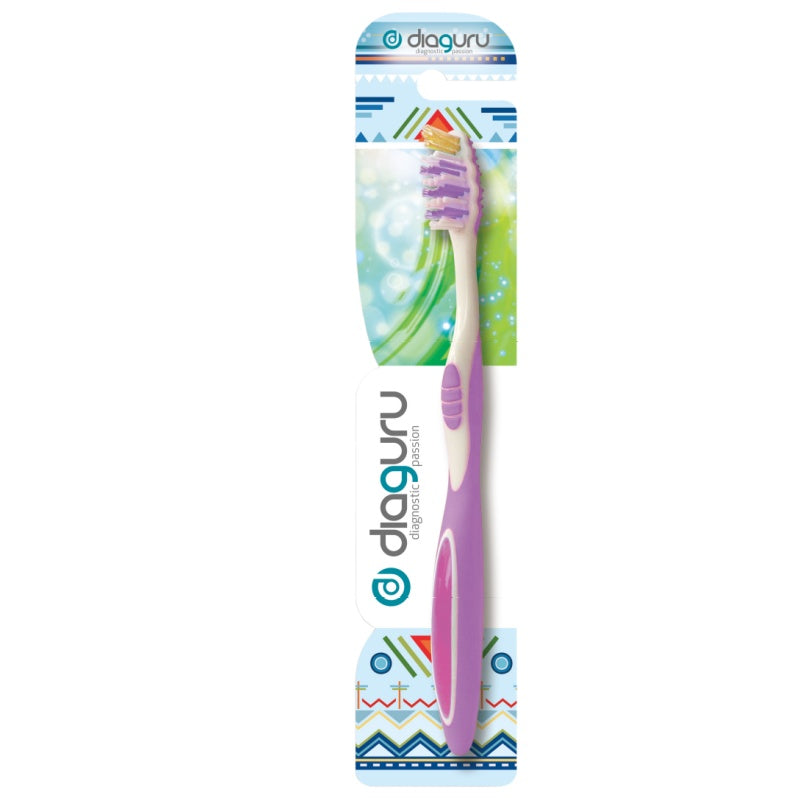 Diaguru Soft Tooth Brush Jacaranda / Summer - Box 12
