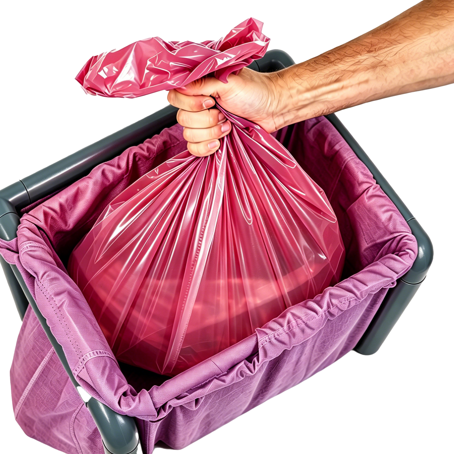 Medico Water Soluble Seam Laundry Bag Purple - Ctn 200