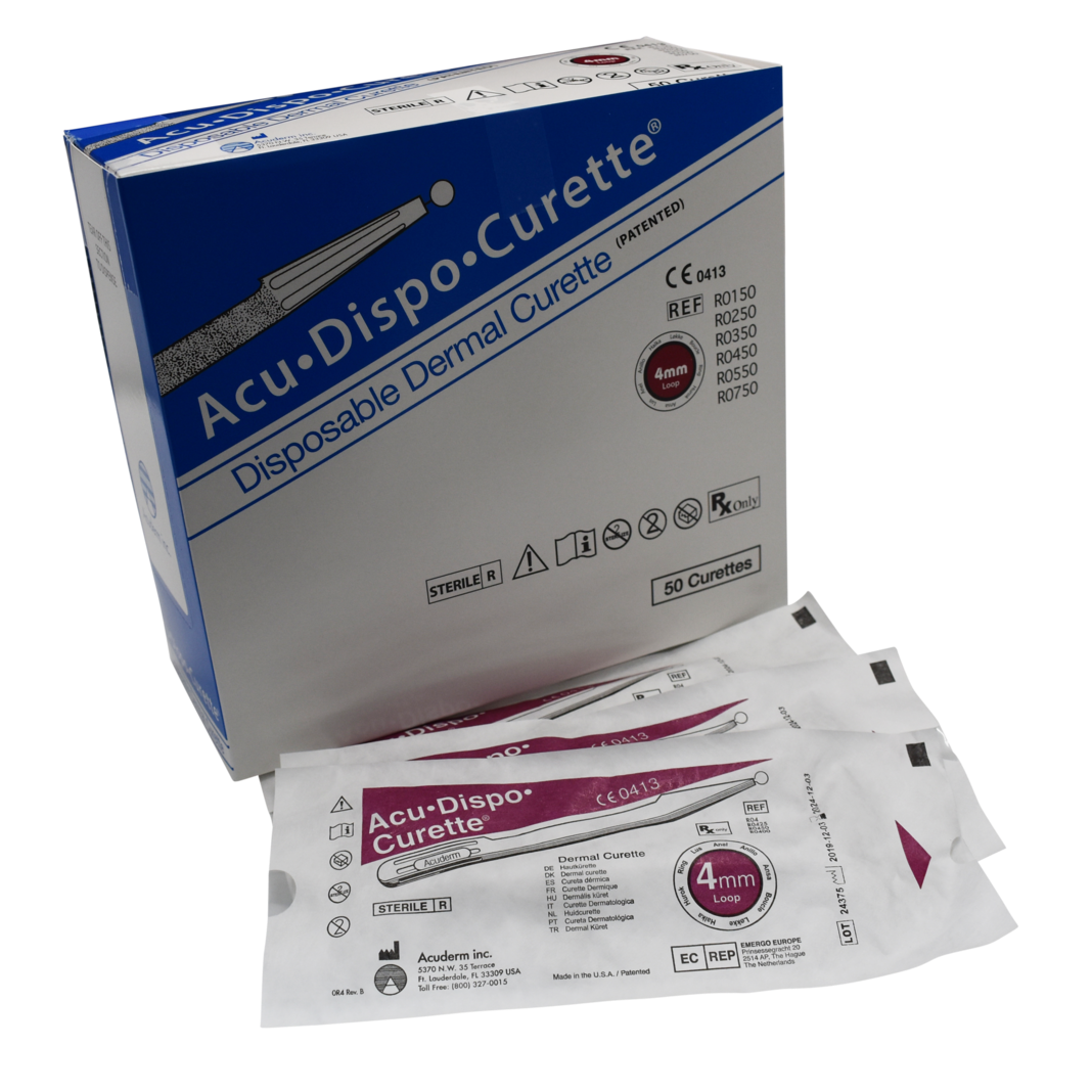 Curette 4mm Sterile Disposable - Each