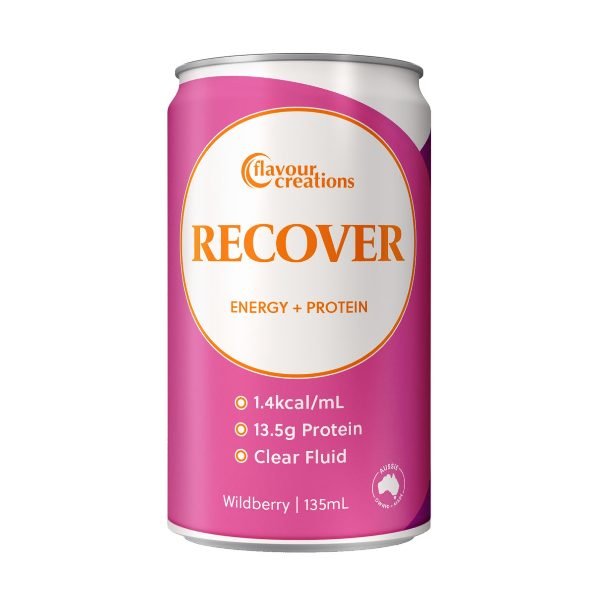 Flavour Creations RECOVER Energy + Protein  Wildberry 135mL - Pkt 12