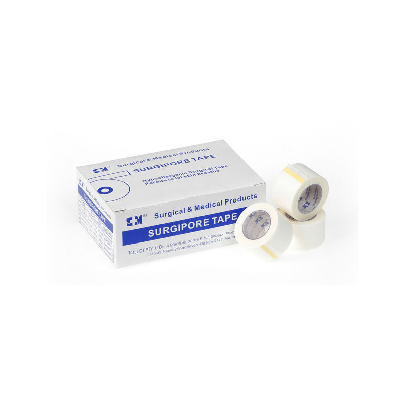 Surgipore Paper Tape 2.5cmx9.1m - Box 12