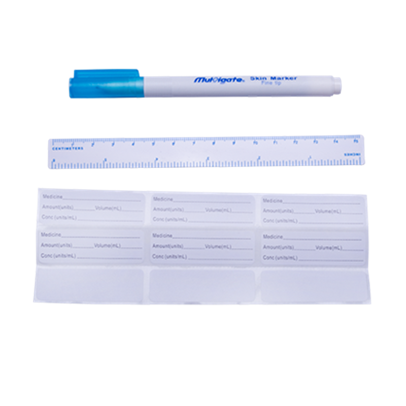 Surgical Skin Marking Pen/Marker Fine tip w/ Ruler