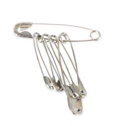 Safety Pins Assorted Sizes (12pc) - 10 packs