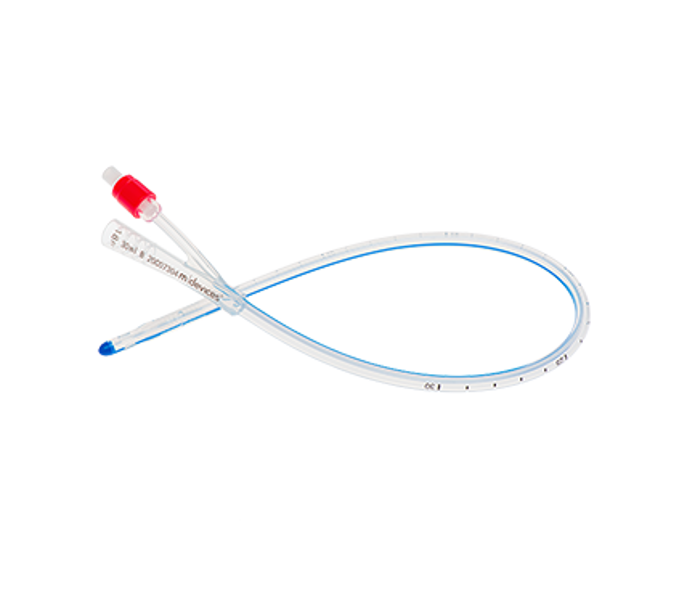 Silicone Foley Catheter 18Fr, 30mL, 45cm - Box 10