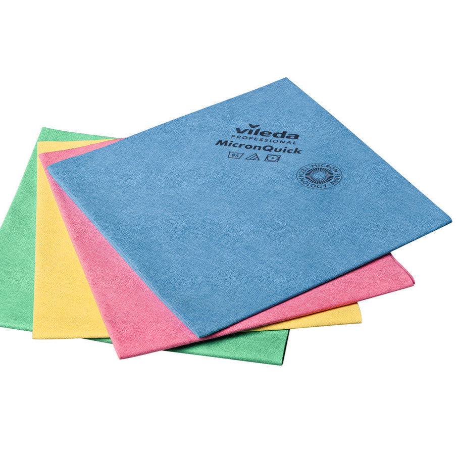 Oates Vileda PVA Microfibre Cloth Green - Pkt 5