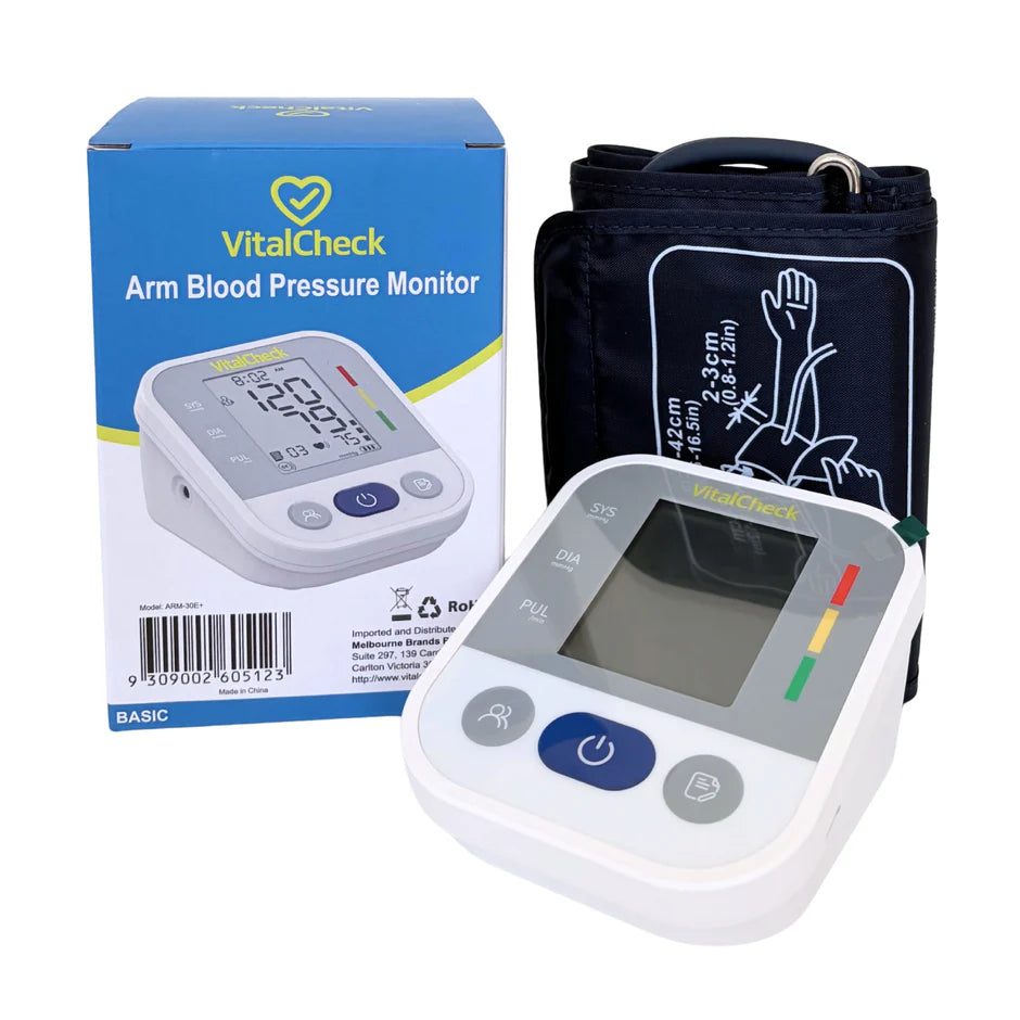 VitalCheck Arm Blood Pressure Monitor