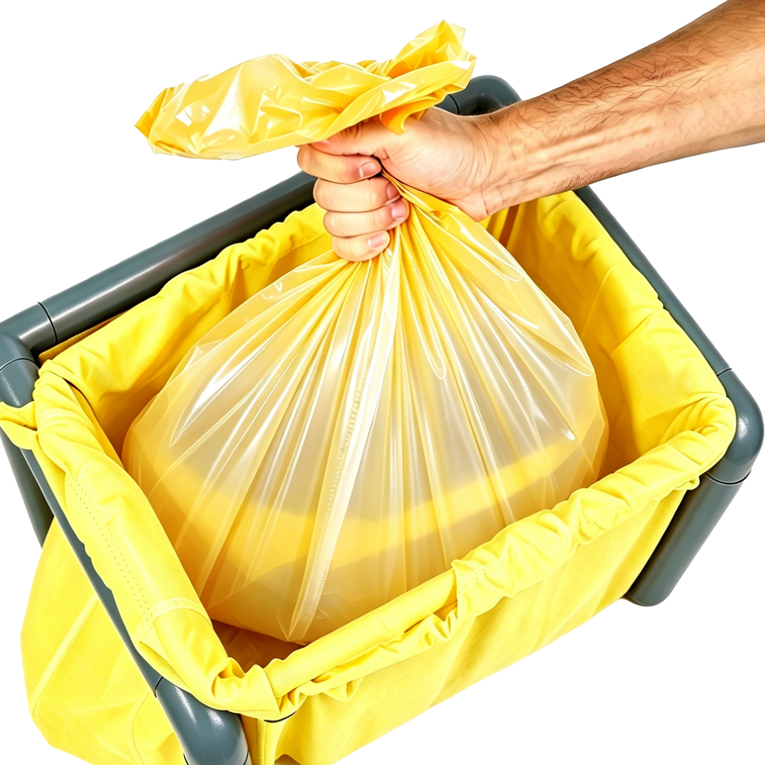 Medico Water Soluble Seam Laundry Bag Yellow - Ctn 200