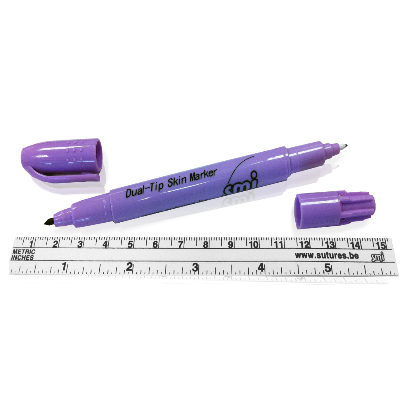 Sterile Skin Marking Pen/Marker Dual Tip with Ruler
