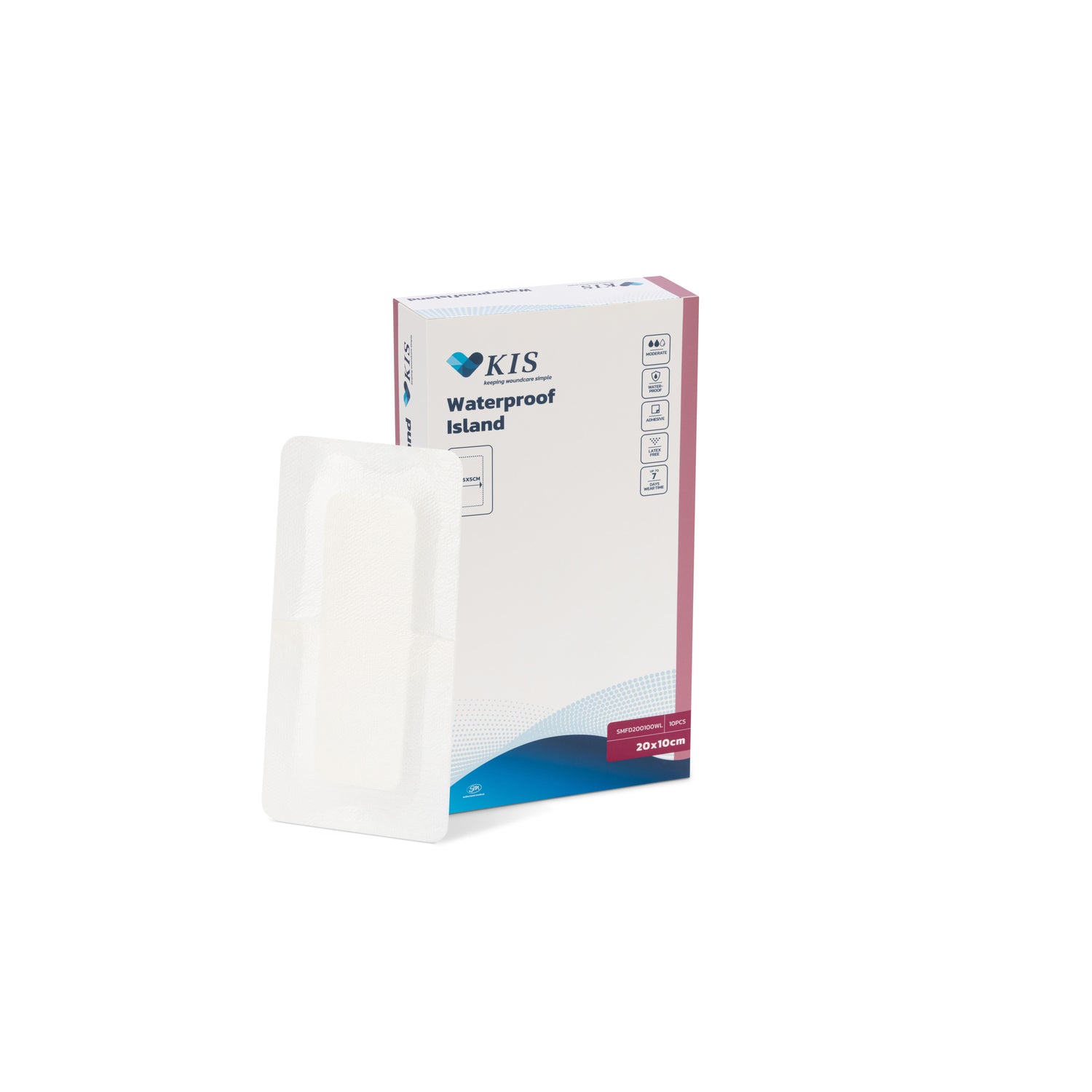 KIS Foam Waterproof Island 20x10cm - Box 10