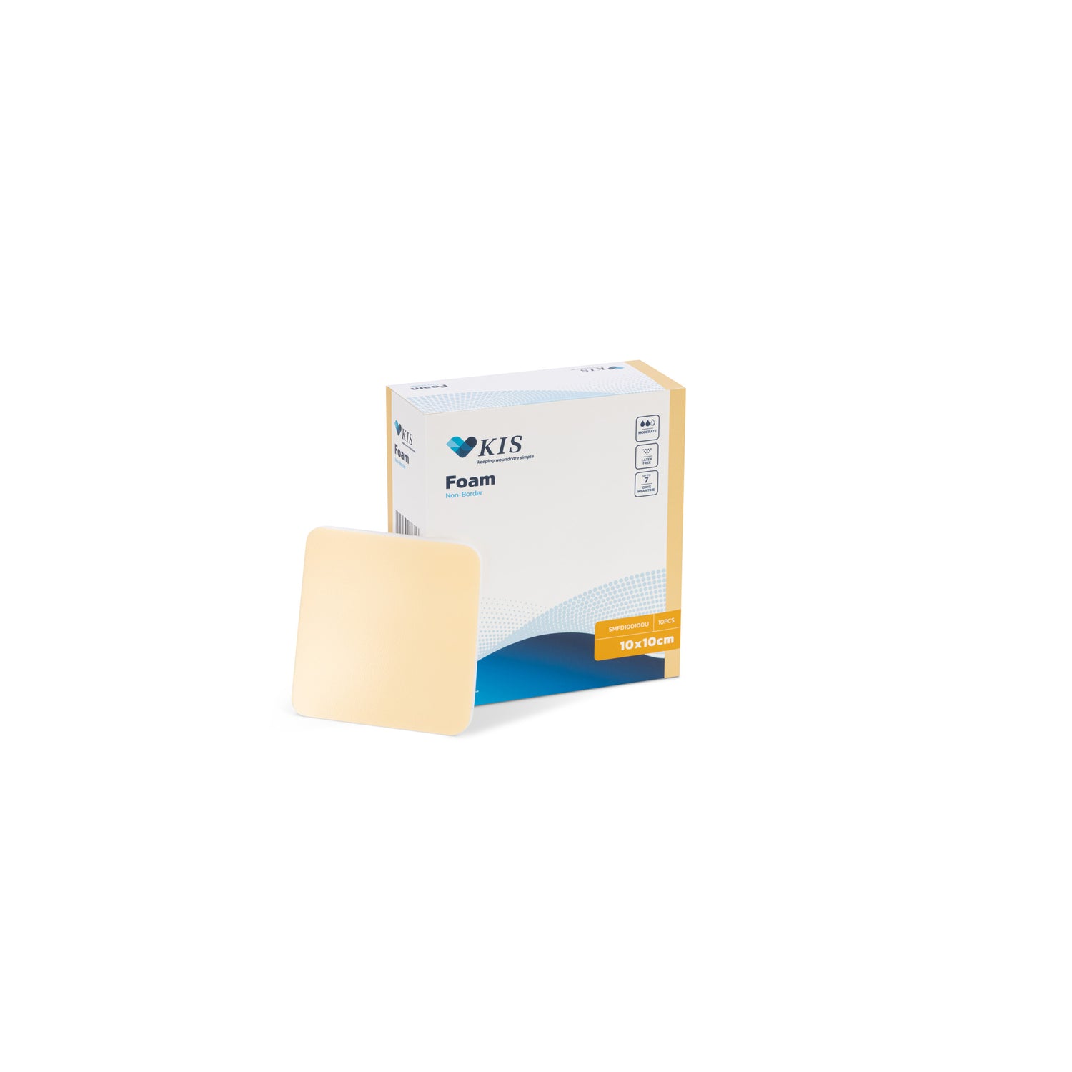 KIS Foam Non-Border 10cm x 10cm-Box 10