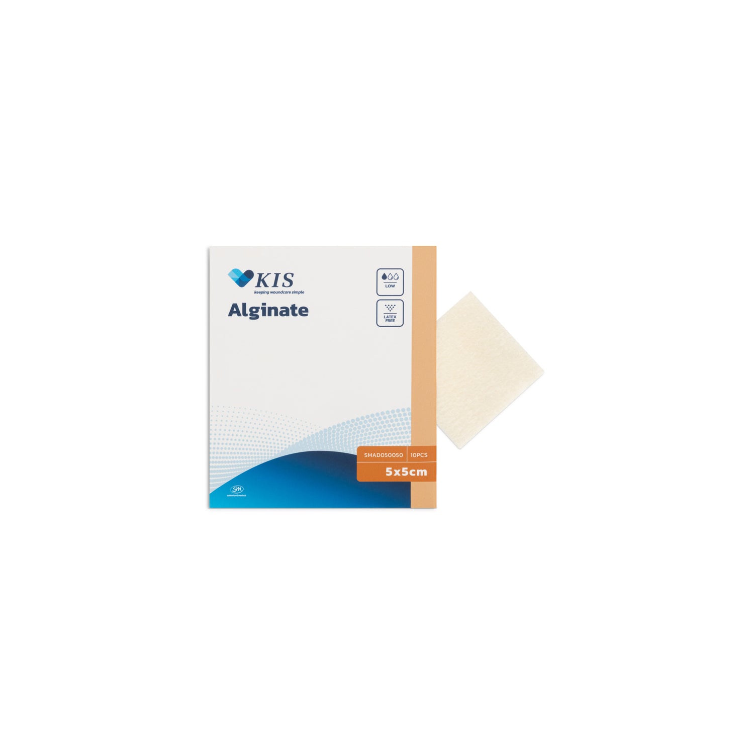 KIS Alginate 5 cm  x 5 cm-Box 10