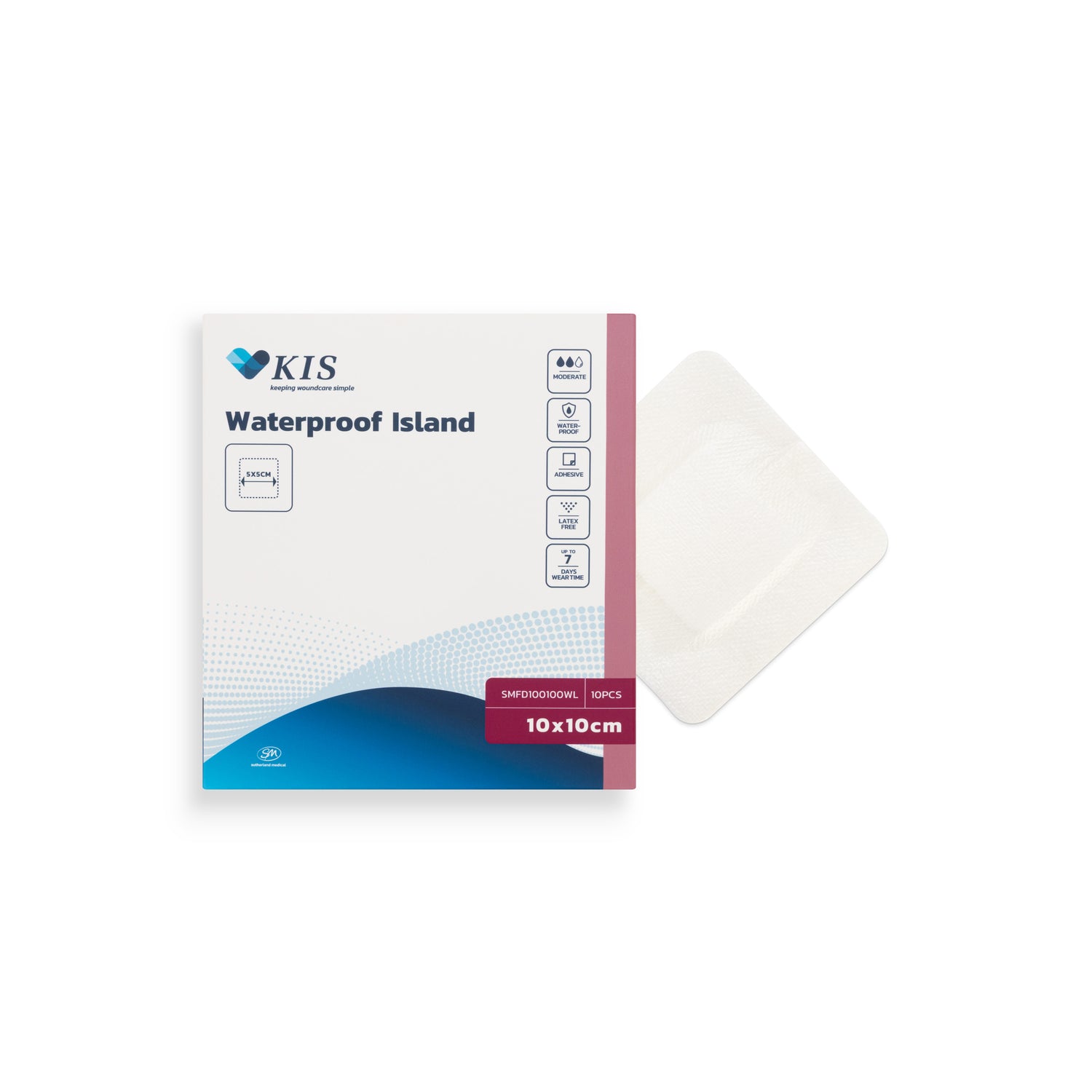 KIS Foam Waterproof Island 10x10cm - Box 10