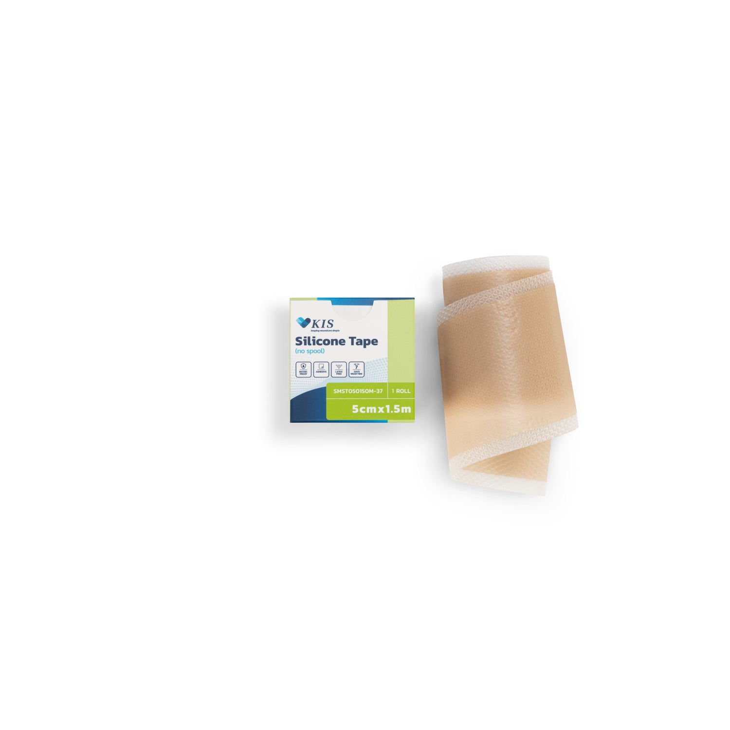 KIS Silicone Tape (no spool) 5cm X 1.5m-Box 6