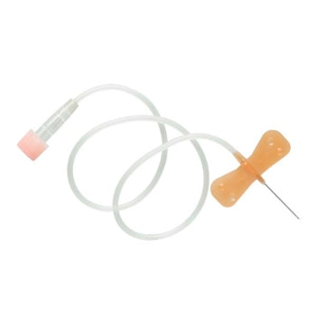 Surflo Winged Infusion Set 25Gx19mm Long Tube 30cm Orange - Each