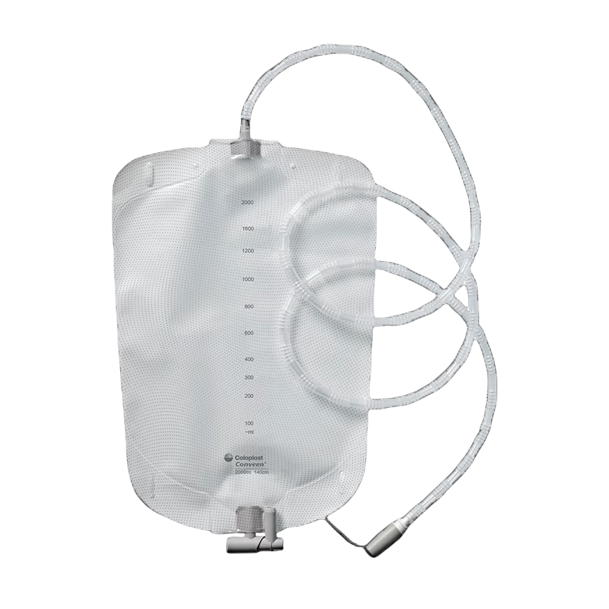 Conveen Security+ Night Bag Sterile with sample port 140cm / 2000ml - Box 10