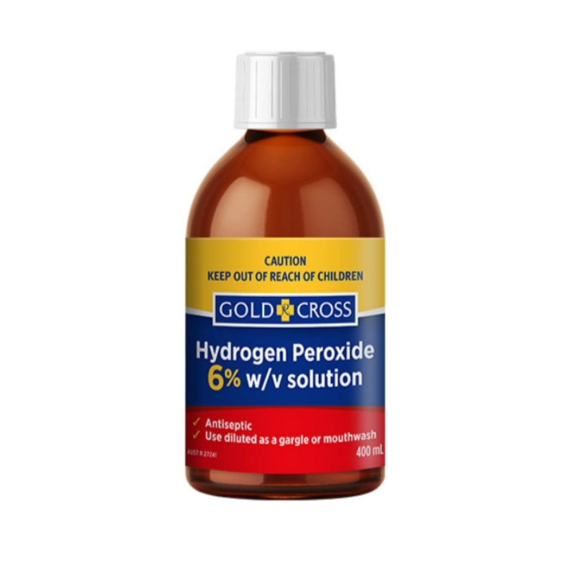 Gold Cross Hydrogen Peroxide 3% 400ml