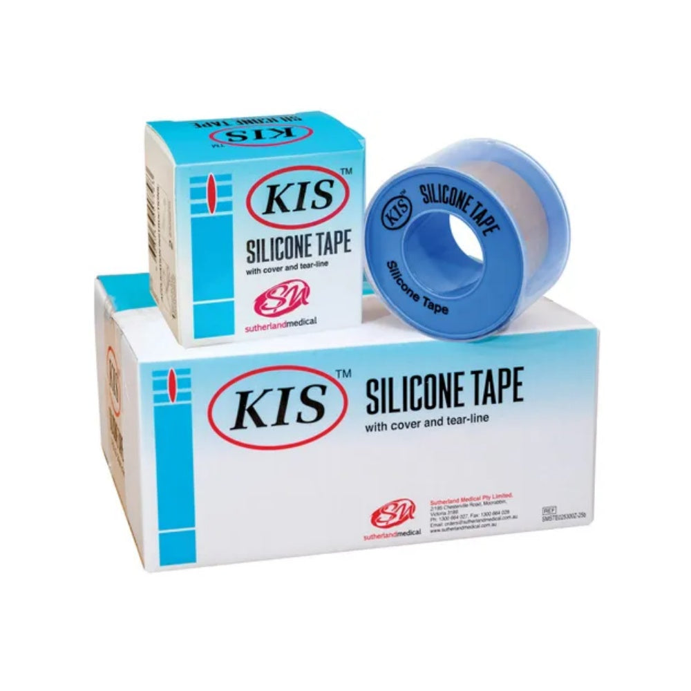 KIS Silicone Tape(no spool) 2.5cm X 3m-Box 6