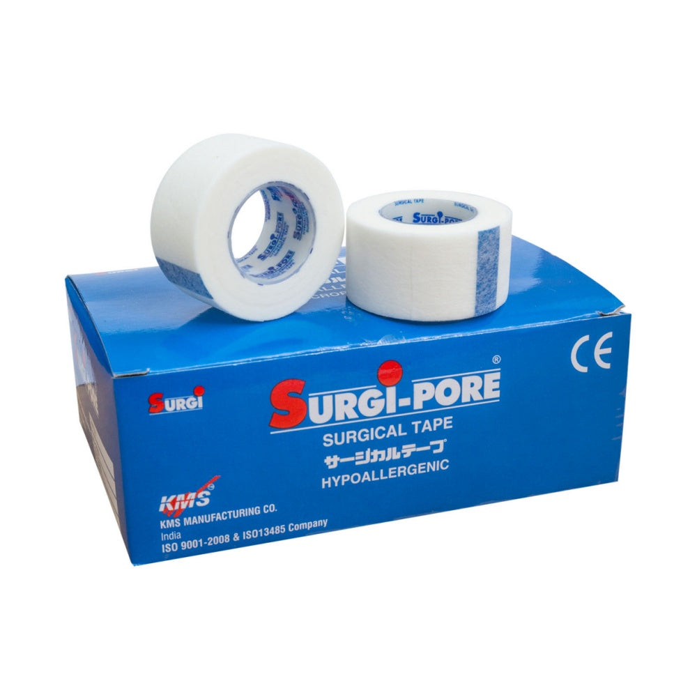 Surgipore Non Woven Tape 5cm x 9.14m White - Box 6
