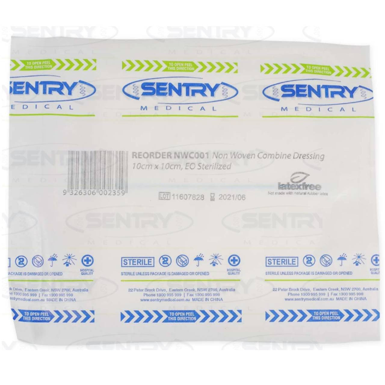 Non-Woven Combine Dressings 10cm x 20cm - Pkt 50