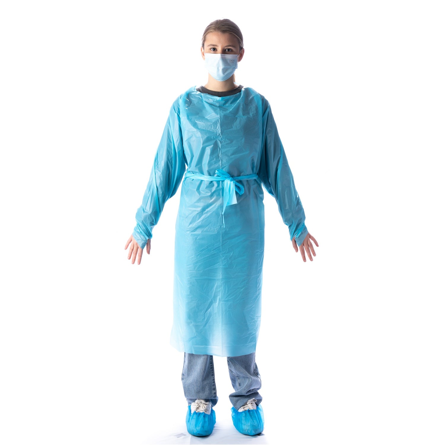 CPE isolation gown individually wrap  - Each