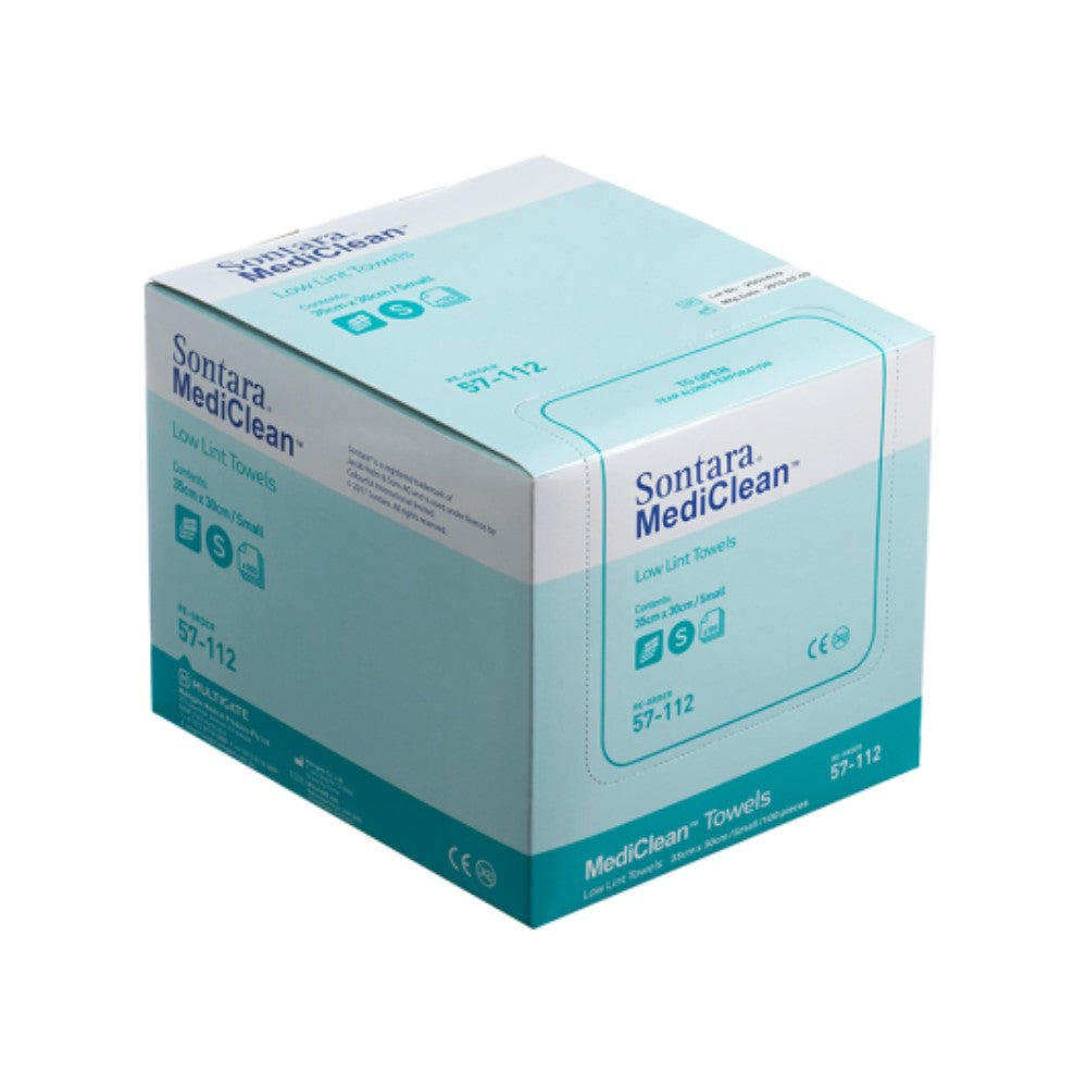 Sontara MediClean Low Linting Towel Small - Box 100