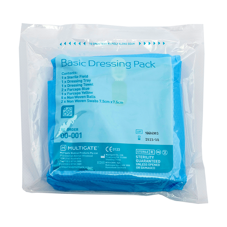 Multigate Basic Dressing Pack with Non-Woven Balls - Pkt 20