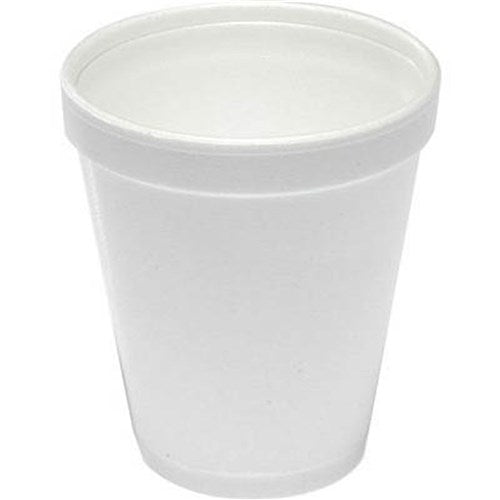Medico Foam Cups White 237ml - Pkt 25